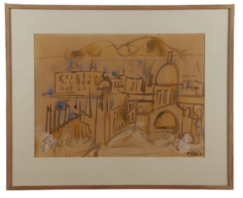 Predrag Pedja Milosavljevic Cityscape Painting