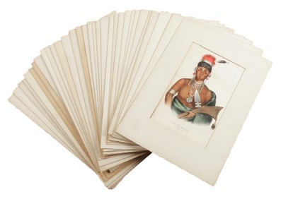 (35) McKenney & Hall Native American Lithographs
