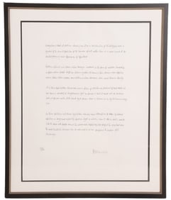 Nelson Mandela "Artist's Motivation" Lithograph
