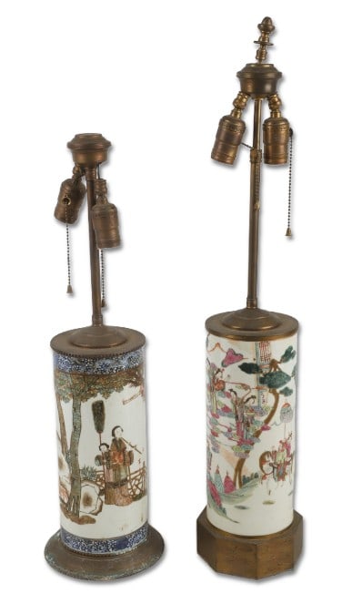(2) Chinese Porcelain Hat Stands (1 of 20)