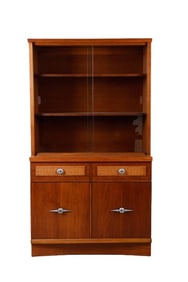 Stanley mid century modern hutch