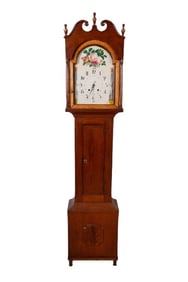 Pennsylvania German tall case clock