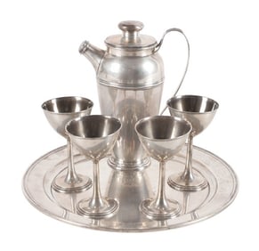Sterling Silver Cocktail Set