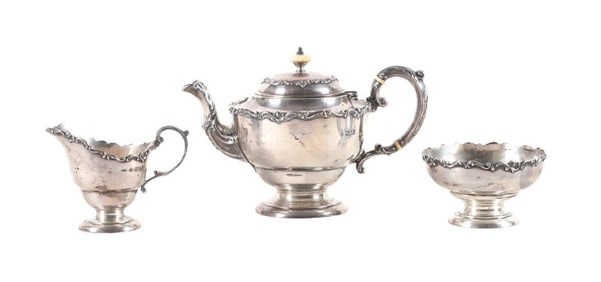 Horace Woodward & Co English Sterling Tea Set