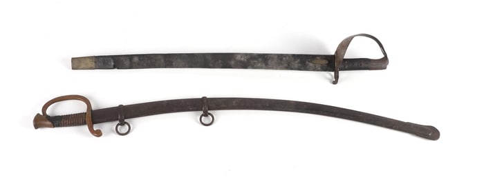 (2) 19th C Swords