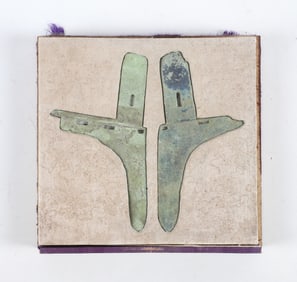 Asian Archaic Bronze Halberd Blades