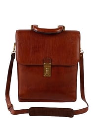 Bally Brown Leather Attache