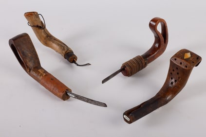 (4) Crooked Knives and Handle