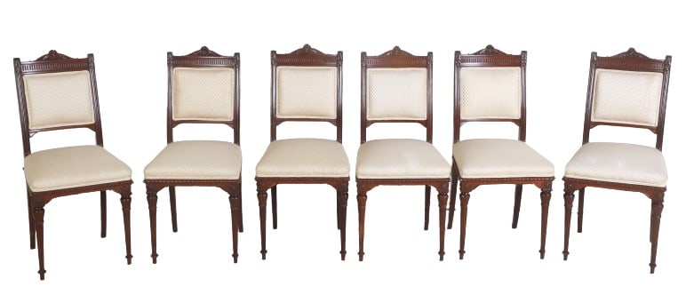 Lot of (6) Victorian side chairs (1 of 5)