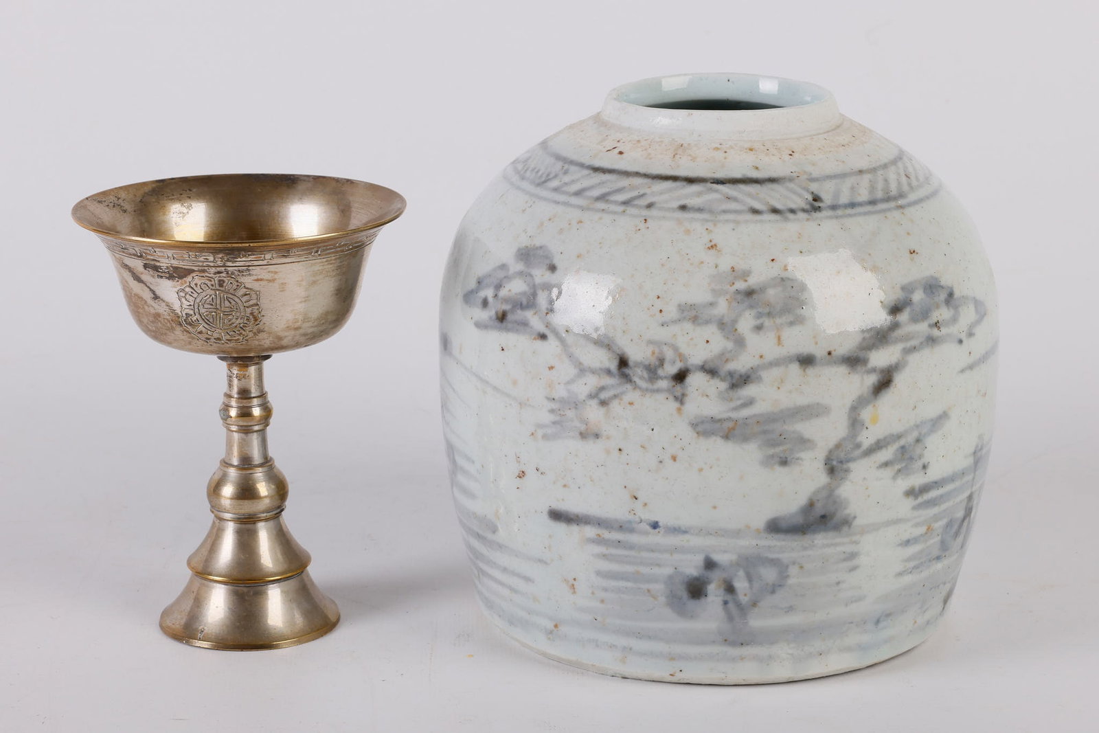 Korean Ginger Jar and Tibetan Butter Lamp (1 of 6)