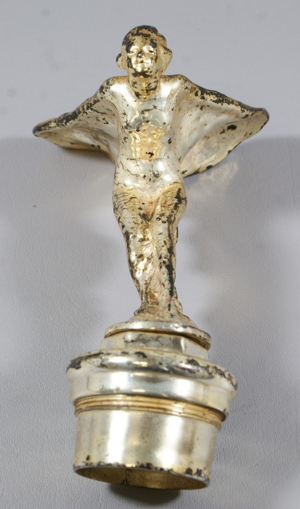 Rolls-Royce Flying Lady Hood Ornament, Chrome all: Rolls-Royce Flying Lady Hood Ornament, Chrome alloy Original design by Charles S. Sykes in 1911, base impressed "Charles ...ROLLS-ROYCE. Feb 6.1911" around base, ht. 6 1/2 in.