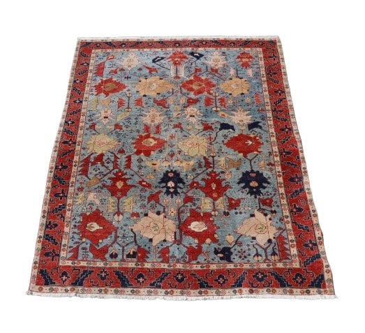 7'3" x 9'2" Hand Knotted Turkish Oushak