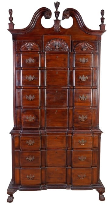 Centennial Chippendale style highboy (1 of 16)