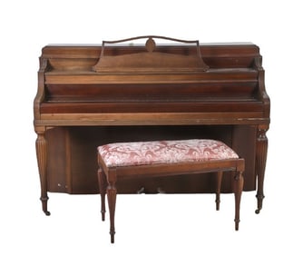 Steinway and Sons Upright Piano & Bench