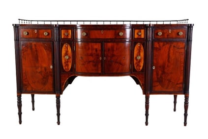 Federal style mahogany sideboard