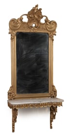 Wall mount pier mirror