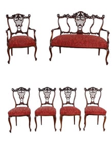 (6) Piece Victorian parlor suite