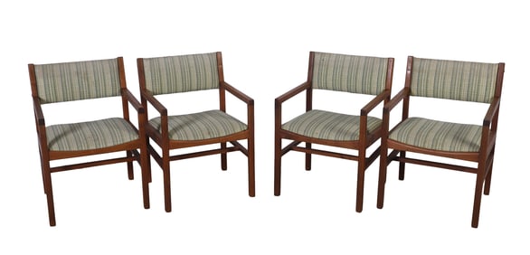 Set (4) Christian Hvidt style armchairs