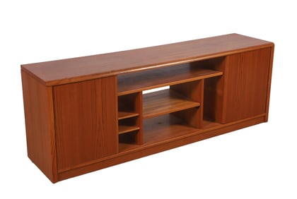 Teak Danish MCM style hi-fi cabinet
