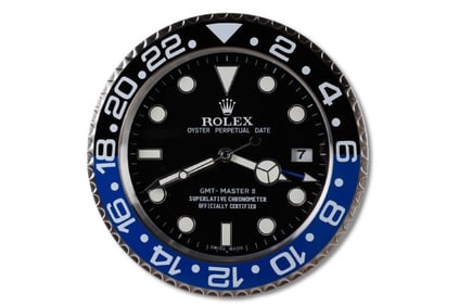 Batman Rolex Dealer Display Wall Clock
