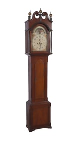 New Jersey Federal Cherry Tall Case Clock