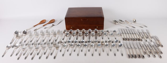 (99) Pieces Gorham Sterling Hispana-Sovereign