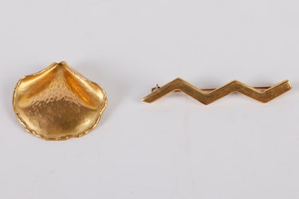 Tiffany & Co 18K Pendant and Pin