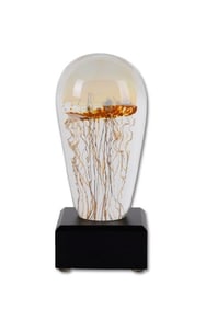 Richard Satava Art Glass Jellyfish Weight