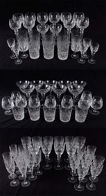 (69) Pieces Rogaska Gallia Crystal Stemware