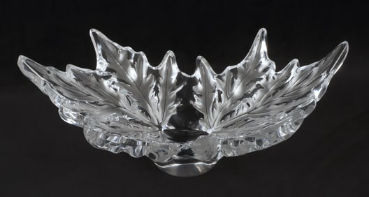 Lalique Champs Elysees Crystal Centerpiece Bowl