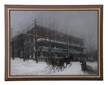Barclay Rubincam "Turk's Head, Christmas Eve"