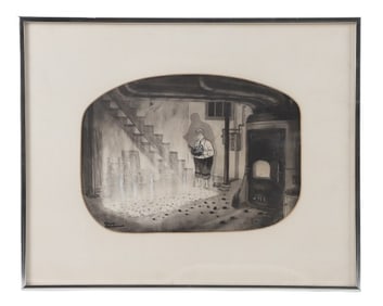 Charles Addams Original New Yorker Illustration