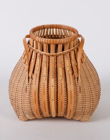 Leon Niehues White Oak Splint Basket