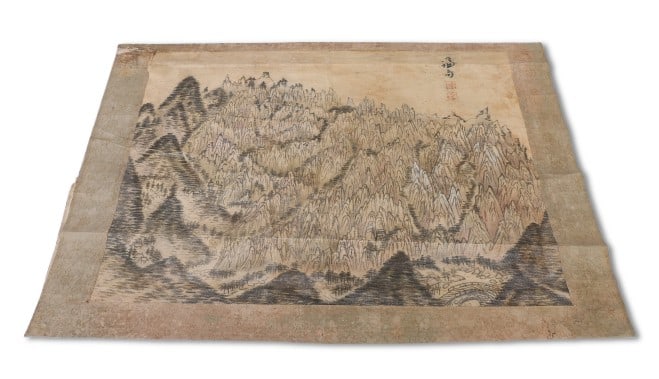 Korean 18th C Landscape Scroll (1 of 5)