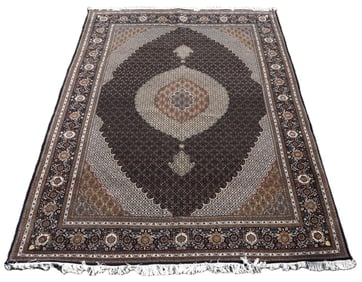 8'2" x 11'4"Hand Knotted Wool Persian Tabriz