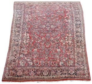 9'10" x 17'3"Persian Sarouk Room Size Rug