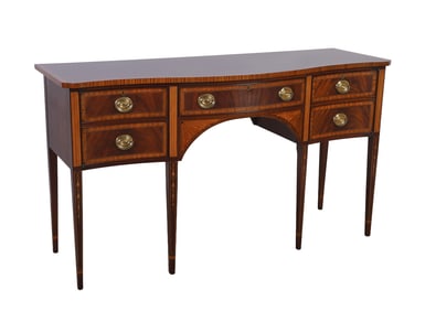 Council Craftsmen inlaid banded mahogany sideboard