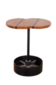 Industrial style side table