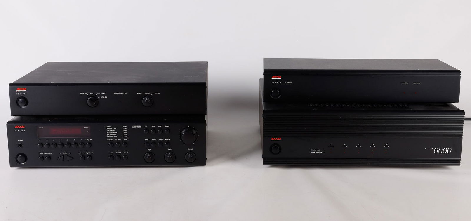 Four pc Adcom Hi-Fi grouping (1 of 10)