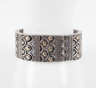 John Hardy 18K Sterling Naga Dragon Scales Bracelet