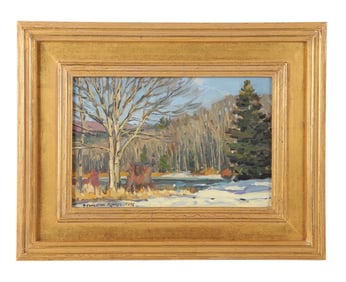 Stapleton Kearns "Bare Tree at Sandy Point"