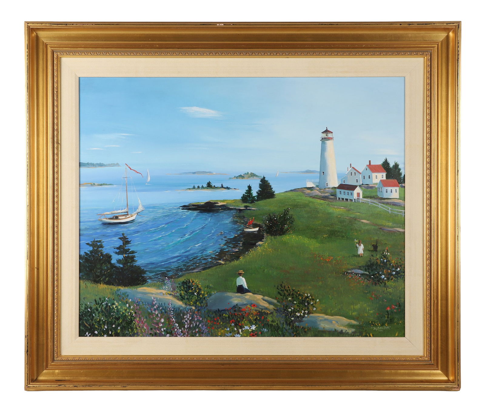 Sally Caldwell Fisher "Day at the Lighthouse" (1 of 6)