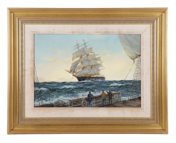 Henry Scott "Ocean Sunrise, Return Voyage"