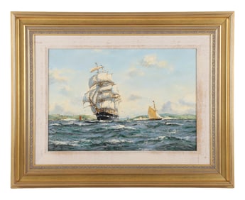 Henry Scott "Fair Winds off Devon"