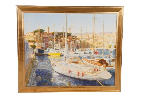 Louis Fabien "Le Vieux Port a Cannes" (1 of 7)