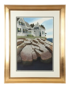 David Dodge Gray "High Tide, Green Shutters"