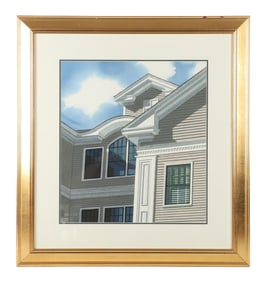 David Dodge Gray "Camden Maine Rooftops"