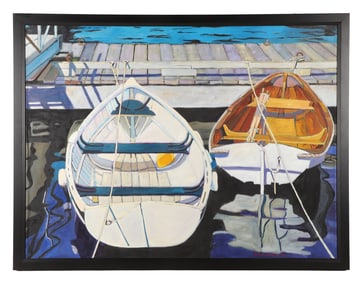 R Kirk Moore "White Dinghies, Rockport, ME"