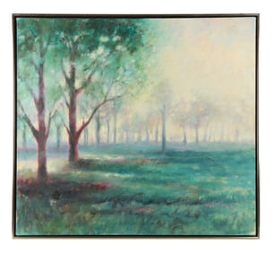 P Fraser Impressionist Landscape Painting