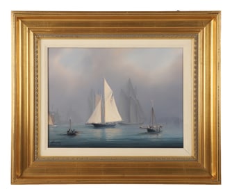 Timothy Thompson "Off the Steamer Wharf"